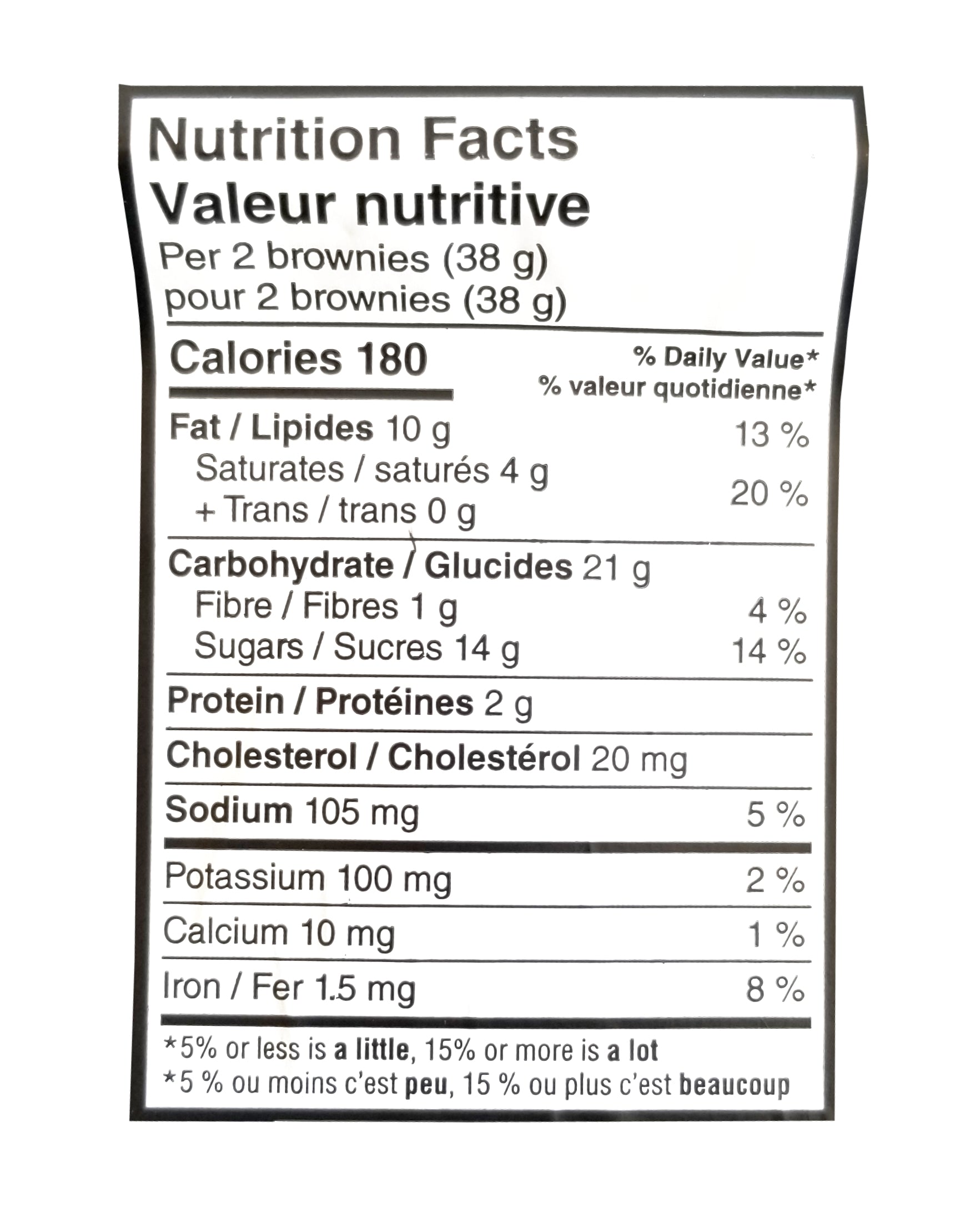 Farmer's Market Two-Bite Brownies, 608g/1.3 lbs